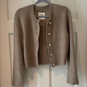 Abercrombie & Fitch Beige Knit Top
